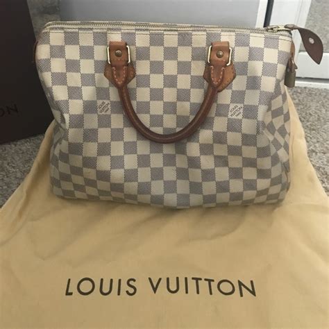 grey checkered louis vuitton bag